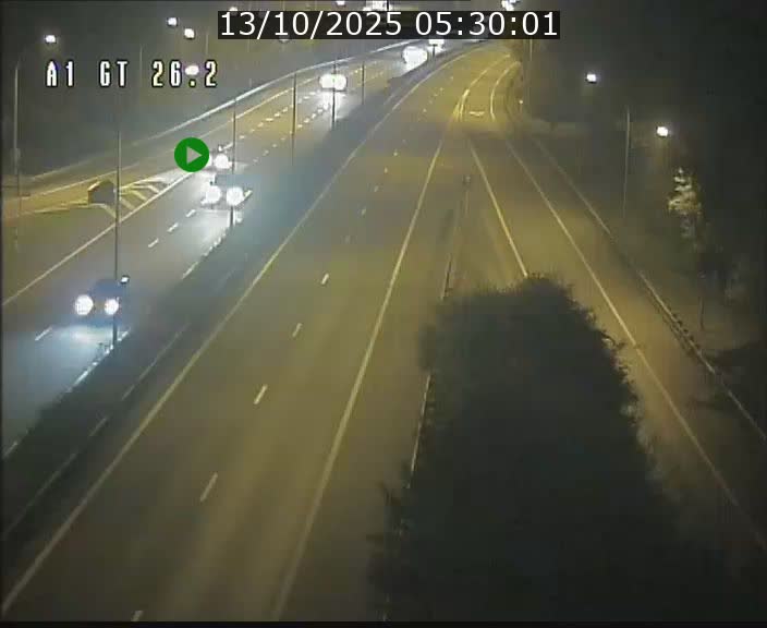 Traffic live webcam Luxembourg Grevenmacher - A1 direction Allemagne - BK 26.2