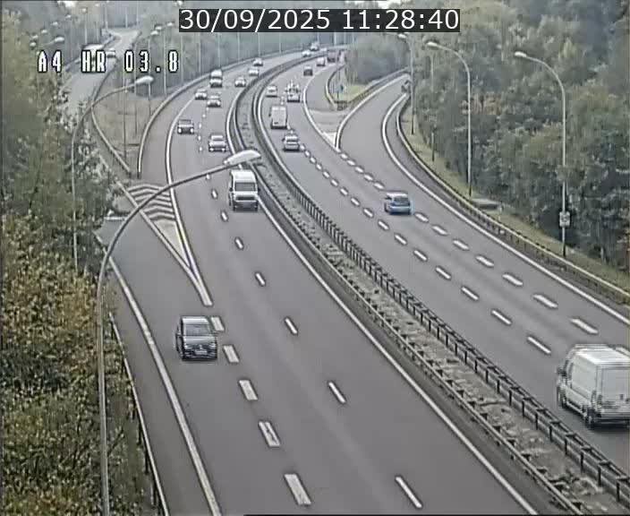 Webcam traffic A4 Luxembourg - BK 3.8 - Leudelange (direction Esch sur Alzette)