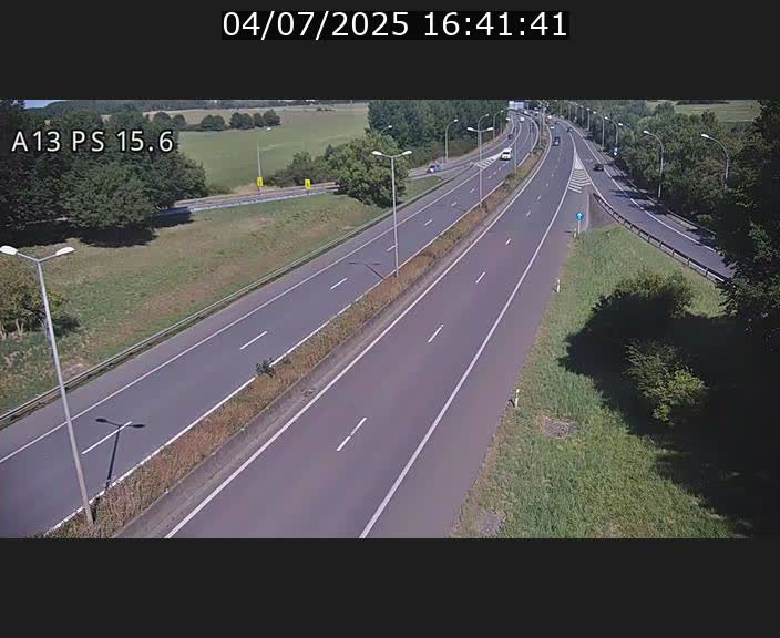 Traffic live webcam Luxembourg Kayl - A13 direction Dudelange - BK 15.6