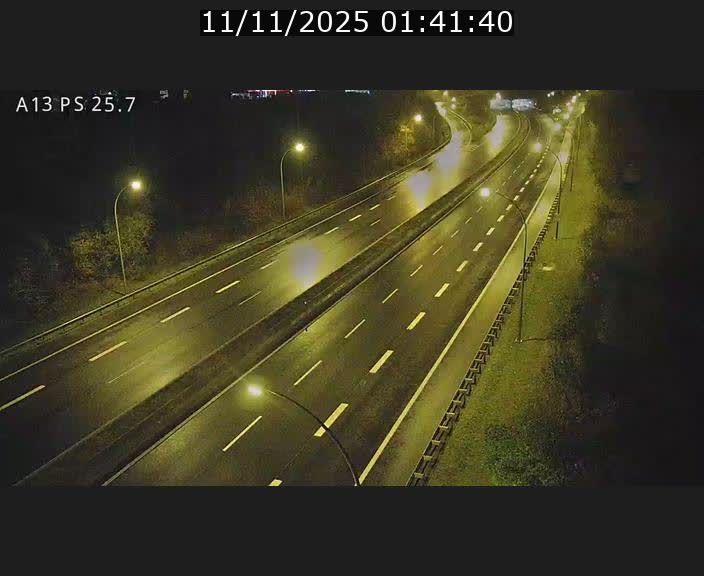 Traffic live webcam Luxembourg Frisange - A13 direction Allemagne - BK 26