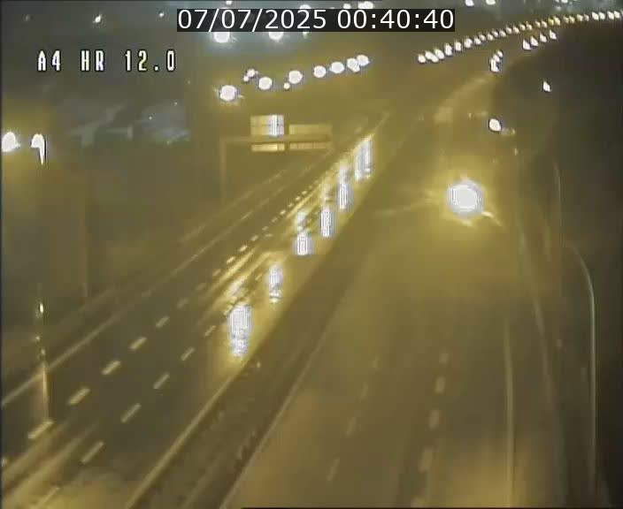Traffic live webcam Luxembourg Jonction Foetz - A4 - BK 12.0 - direction Esch sur Alzette