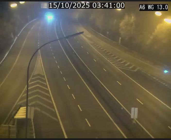 Traffic live webcam Luxembourg Mamer - A6 - BK 13 - direction Luxembourg/France/Allemagne