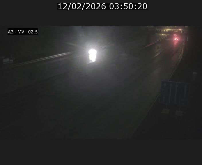 Webcam autoroute A3 au Luxembourg à proximité de la Croix de Gasperich. Vue orientée vers Luxembourg