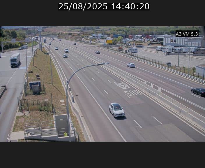 Traffic live webcam Luxembourg Aire de Berchem - A3 - BK 5 - direction France