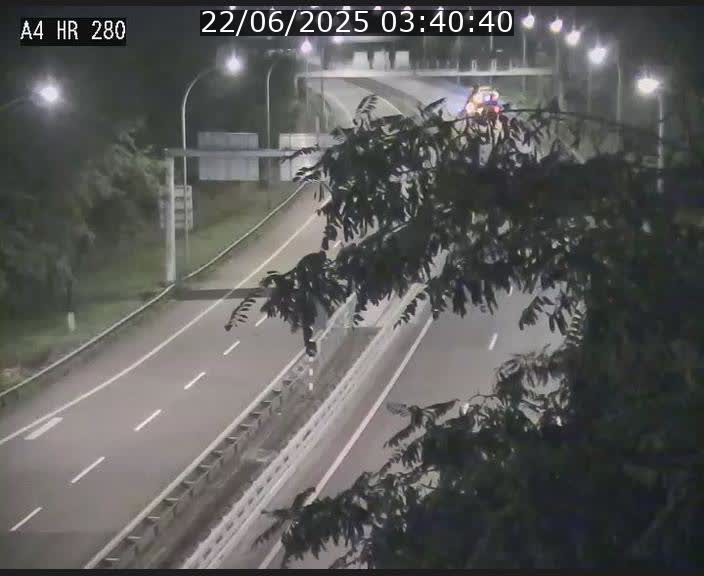 Webcam traffic A4 Luxembourg - BK 0.2 - P+R Bouillon (direction Luxembourg)
