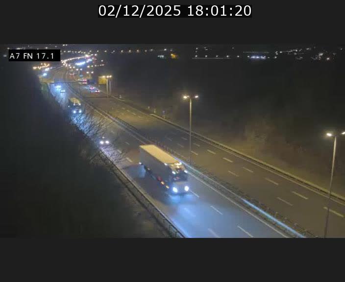 Caméra trafic Luxembourg - A7, Merscherbierg direction Mersch
