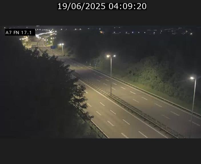 Caméra trafic Luxembourg - A7, Merscherbierg direction Mersch