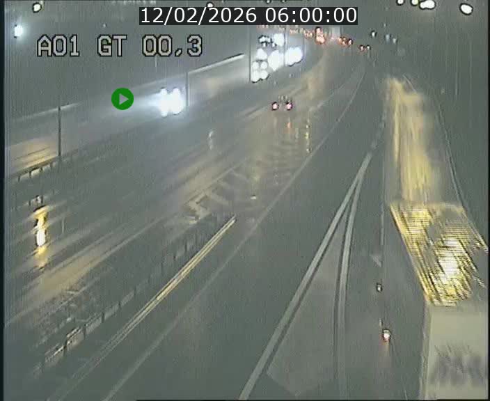 Traffic live webcam Luxembourg Croix de Gasperich - A1 direction Kirchberg - BK 0.3