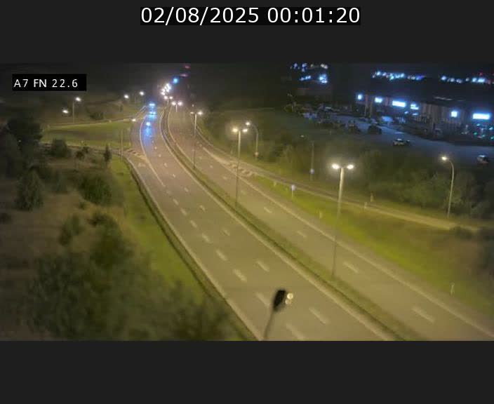 Caméra trafic Luxembourg - A7, Colmar-berg direction Mersch
