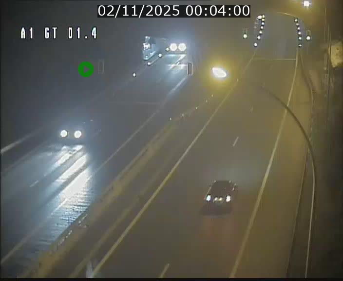 Traffic live webcam Luxembourg Hesperange - A1 direction Kirchberg - BK 1.4
