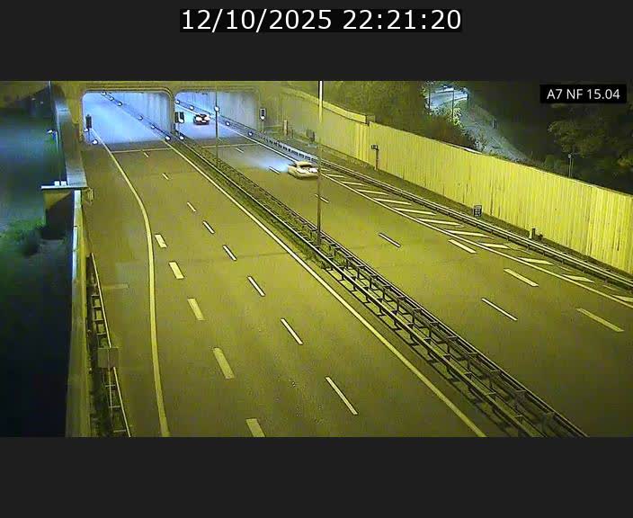 Caméra trafic Luxembourg - A7, Tunnel Mersch, entrée sud, direction Ettelbruck