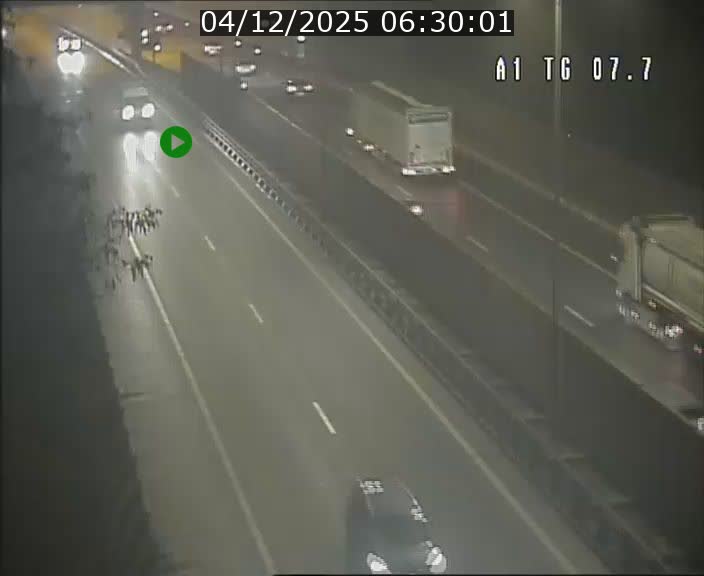 Traffic live webcam Luxembourg Kirchberg - A1 direction Luxembourg-ville - BK 7.7