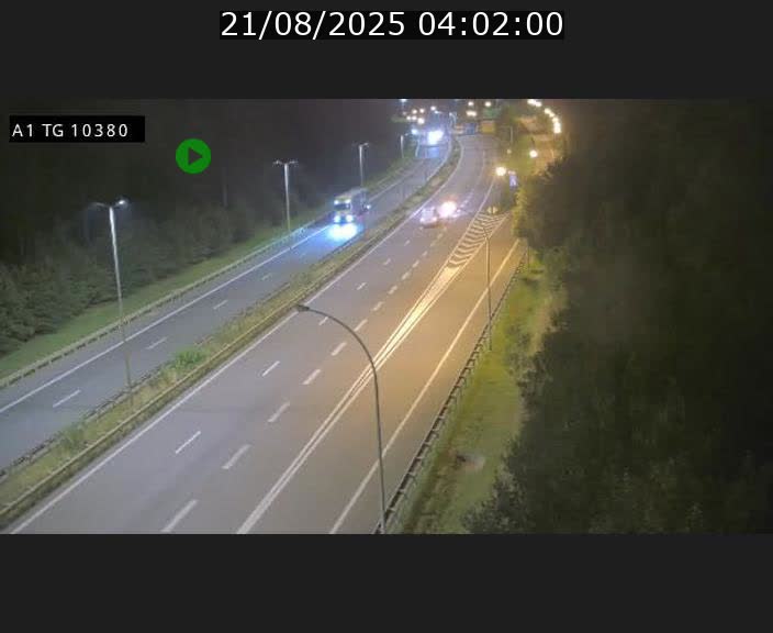 Traffic live webcam Luxembourg Senningerberg - A1 direction Luxembourg Kirchberg - BK 10.3