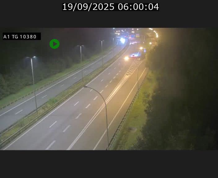 Traffic live webcam Luxembourg Senningerberg - A1 direction Luxembourg Kirchberg - BK 10.3