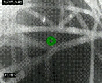 Webcam autoroute A63 en périphérie de Bordeaux au sud-est de la ville, en provenance du bassin d'Arcachon. Vue orientée vers Bordeaux