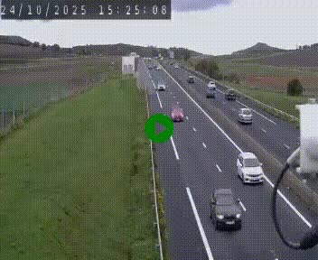 Caméra autoroute A75 à hauteur de Le Crest, en direction de Montpellier