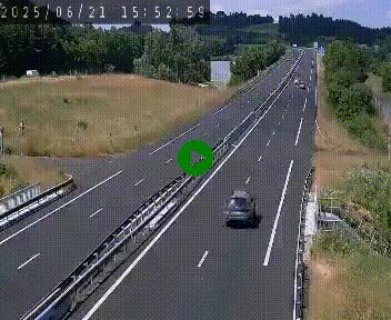 Caméra autoroutière France - A75, Coren, en direction de Montpellier