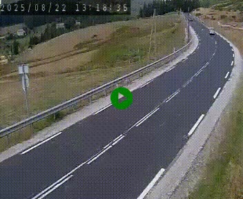 Webcam routière au niveau du col de la Chavade en Ardèche, sur la N102 à 1266 mètres d'altitude