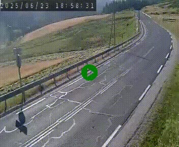 Webcam routière au niveau du col de la Chavade en Ardèche, sur la N102 à 1266 mètres d'altitude