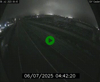 Webcam sur la N165 à hauteur de Caudan, dans le Morbihan.