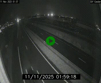 Webcam sur la N165 à hauteur de Caudan, dans le Morbihan.