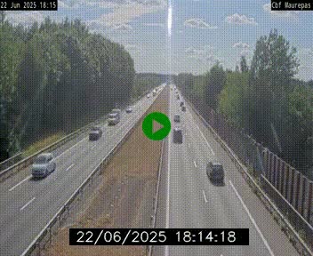Webcam sur le périphérique de Rennes (N136) à hauteur de Maurepas, au nord de la ville