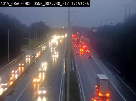 Caméra trafic Belgique - Grâce-Hollogne - E42, jonction avec A604, direction Loncin/Aéroport de Liège -  BK 3.2