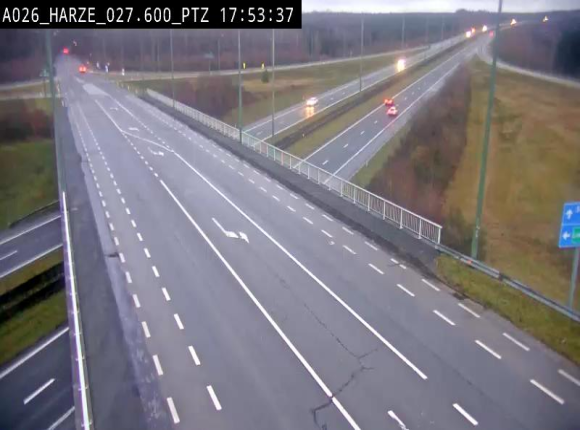 Caméra autoroute Belgique - Sougné-Remouchamps,E25 direction Luxembourg