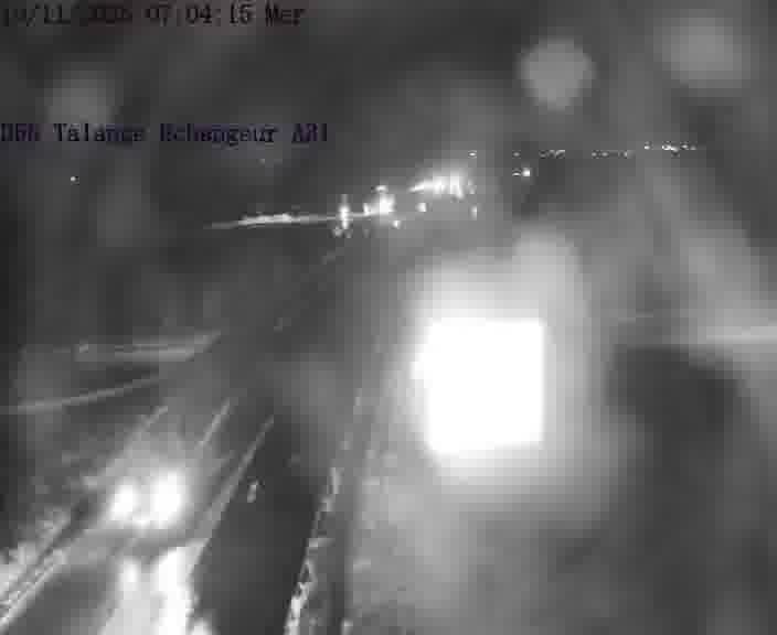 Webcam sur la D55 à Talange au niveau du pont surplombant l'A31 (sens droite-gauche vers Luxembourg). Vue orientée vers Ay-sur-Moselle.