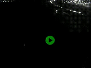 Caméra autoroute à la jonction entre l'A7 et la D301 (Boulevard urbain Sud de Lyon) à Feyzin, au sud de Lyon. Vue orientée vers Mions