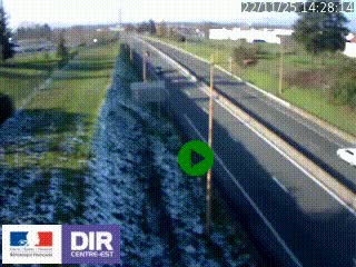 Webcam à Mably, à proximité de Roanne en direction de Moulins sur la N7