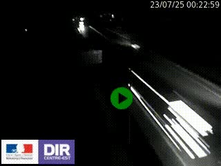 Webcam à Mably, à proximité de Roanne en direction de Moulins sur la N7