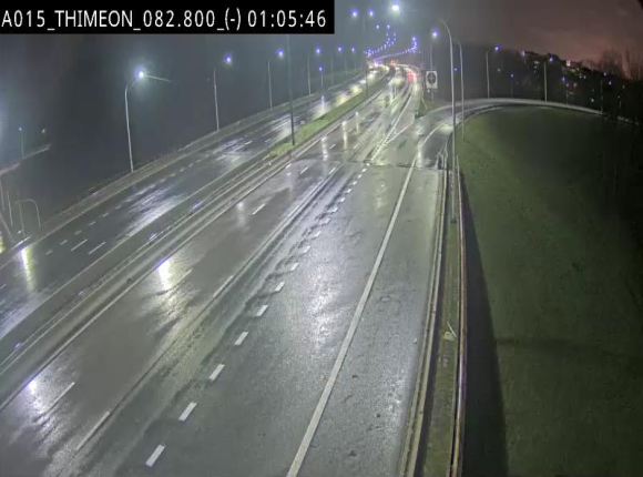 Caméra trafic Belgique - Thiméon - E42, jonction avec A54 (E420) direction La Louvière/Charleroi - BK 82.82