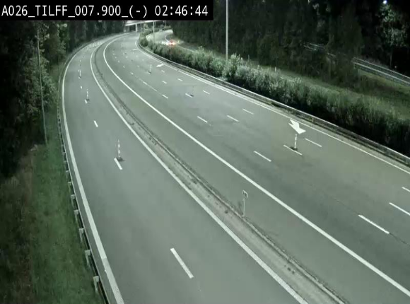 Webcam autoroute A26/E25 à Esneux, en Belgique en direction Luxembourg - BK 7.9