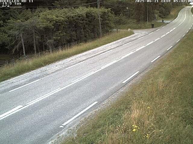 Webcam à 424 mètres d'altitude dans la Tranchée de Docelles dans les Vosges, à proximité d'Epinal sur la route de Gerardmer (D11)