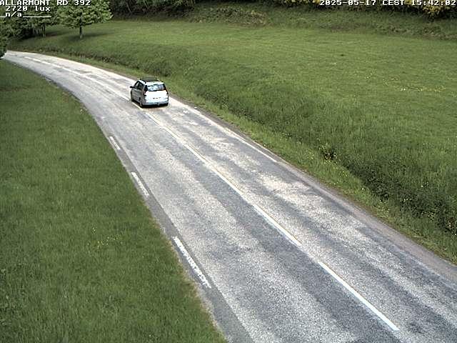 Webcam à Allarmont dans les Vosges, sur la RD392