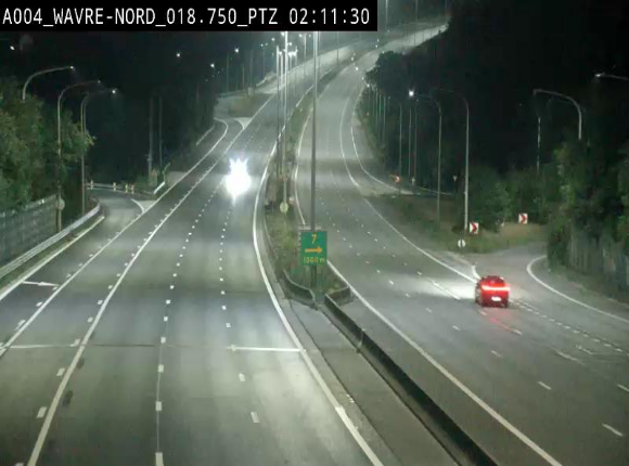 Webcam traffic E411(A4) - BK 18.7 - Bierges (Wavre Nord)