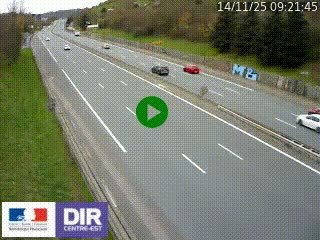 Webcam routière à Saint-Etienne-Terrenoire sur la RN88 avant la jonction entre l'A72 et le Boulevard Périphérique de Saint-Etienne