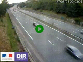 Webcam routière à Saint-Etienne-Terrenoire sur la RN88 avant la jonction entre l'A72 et le Boulevard Périphérique de Saint-Etienne