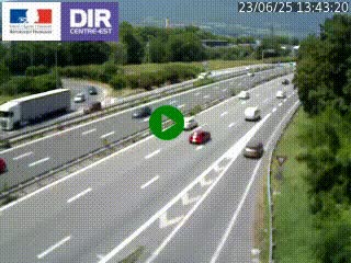 Caméra routière à hauteur de la sortie 15 Chambéry-centre au PK 4,103 en direction d'Albertville
