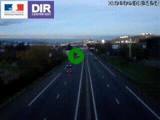 Caméra autoroute à Saint-Etienne (Les Littes) à hauteur du Ikea Saint-Etienne sur l'A72 en direction de Roanne