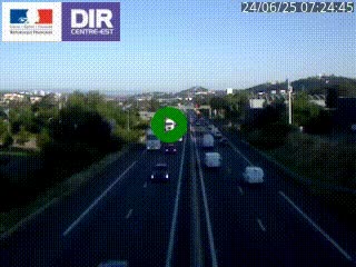 Caméra autoroute à Saint-Etienne (Les Littes) à hauteur du Ikea Saint-Etienne sur l'A72 en direction de Roanne