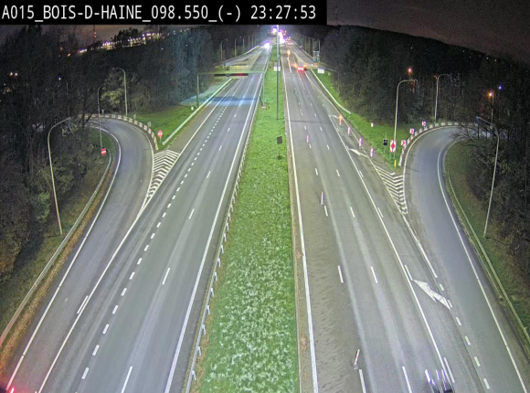 Webcam autoroute Belgique - Bois d'Haine - E42 - BK 98.6