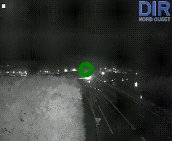 Webcam au début de l'A84 sur le périphérique Ouest de Caen (N814) à hauteur de la sortie 9, Porte de Bretagne