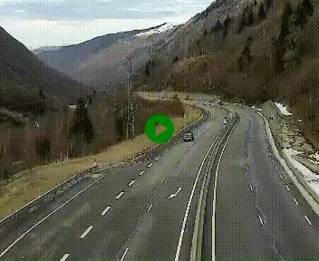 Webcam L'Hospitalet-près-l'Andorre sur N20, en direction d'Andorre