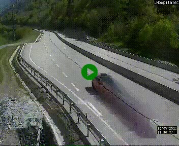 Webcam L'Hospitalet-près-l'Andorre sur N20, en direction d'Andorre