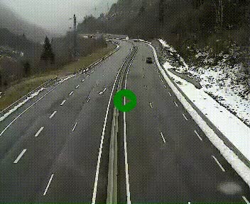 Webcam Porté-Puymorens sur N320, en direction de Pas de la Casa (Andorre)