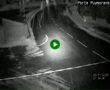 Webcam Col du Puymorens sur N320, en direction de Pas de la Casa (Andorre)