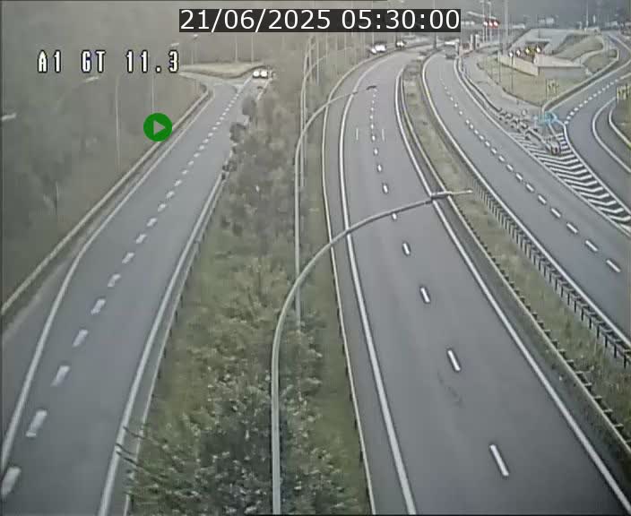 Traffic live webcam Luxembourg Senningerberg - A1 direction Allemagne - BK 11.3