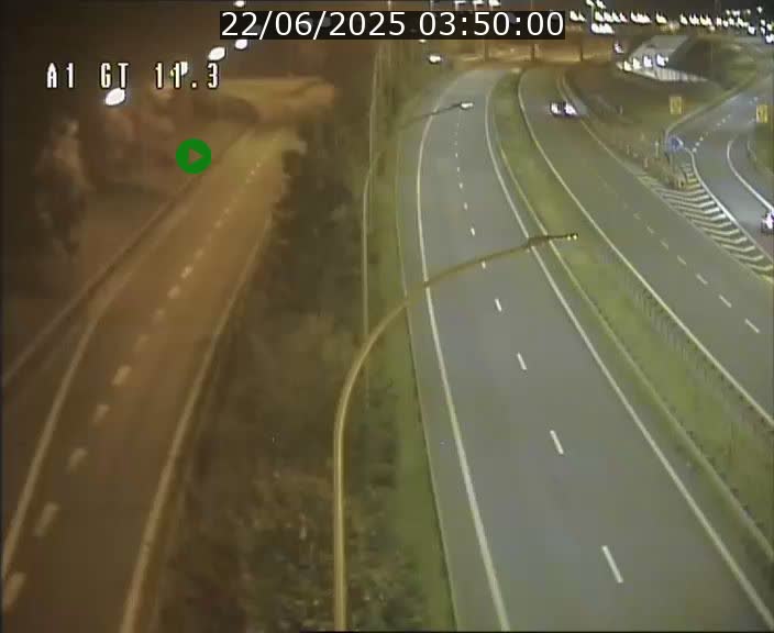 Traffic live webcam Luxembourg Senningerberg - A1 direction Allemagne - BK 11.3